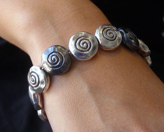 Silver Beads  Bracelet