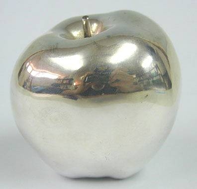 Sterling Silver Model of an Apple 