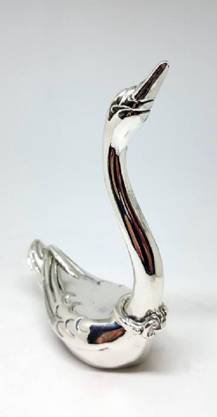 Ring Silver Holder Duck 