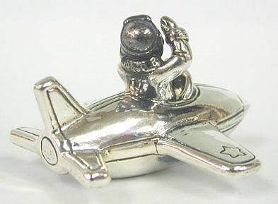 Sterling Silver Pilot in airoplan