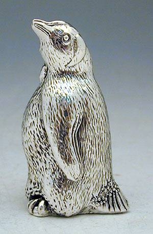 Sterling Silver Penguin Miniature