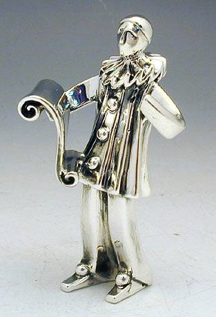 Sterling Silver   Clown Miniature,