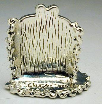 Sterling Silver Torah Shield Miniature