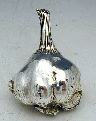 Sterling Silver Garlic Miniature 