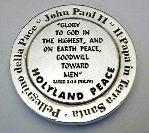 Sterling Silver The Pope Medal 