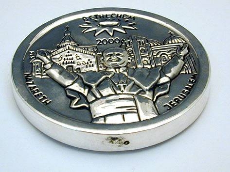 Sterling Silver The Pope Medal 
