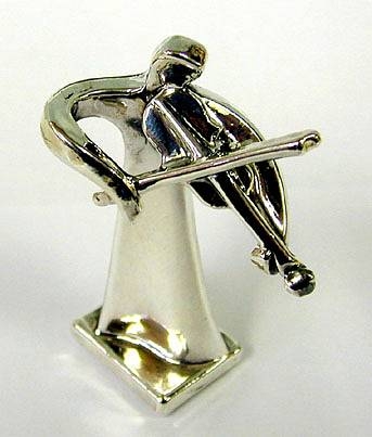 Sterling Silver Violinist Miniature 