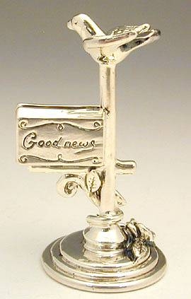 Sterling Silver Good News Mail Box 