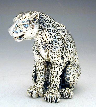 Silver Model Of A Puma