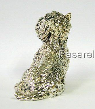 Sterling Silver Terrier Dog Model 