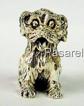 Silver Hairy Dog Miniature