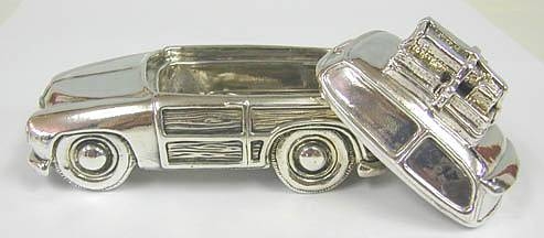 Artisan Sterling Silver Car Clip Holder 