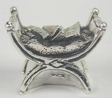 Sterling Silver Chaise Longue 