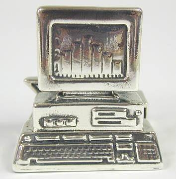 Sterling Silver Computer Card Holder