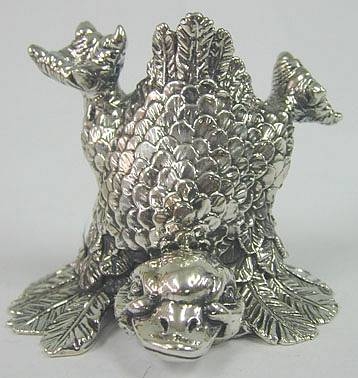 sterling silver humoristic Duckling figurine 