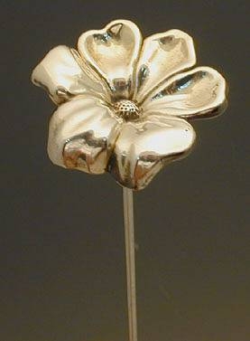 Artisan Sterling Silver Flower Model