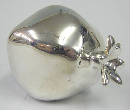 Sterling Silver Model of a Pomegranate 