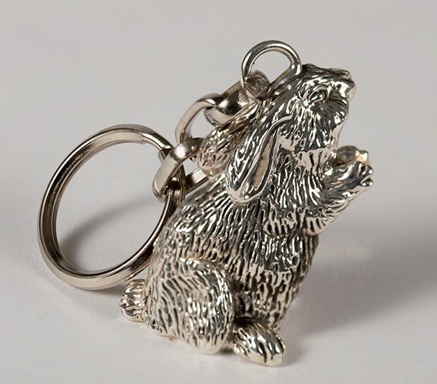 Sterling Silver Bunny Key Chain 