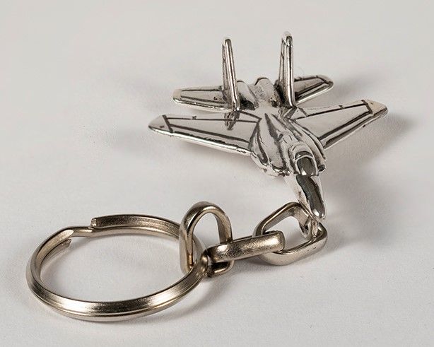 Sterling Silver F15 Key Chain