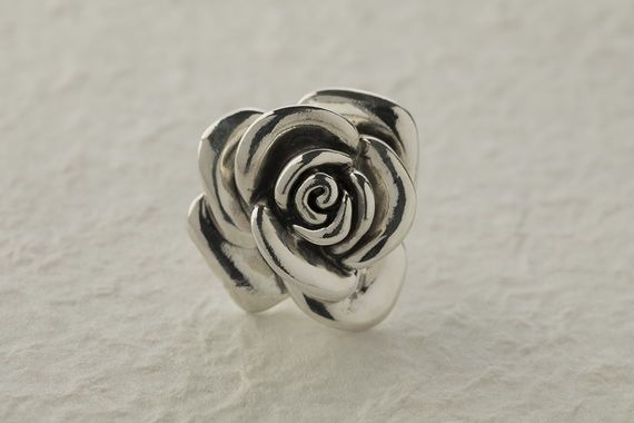 Silver Flower Ring